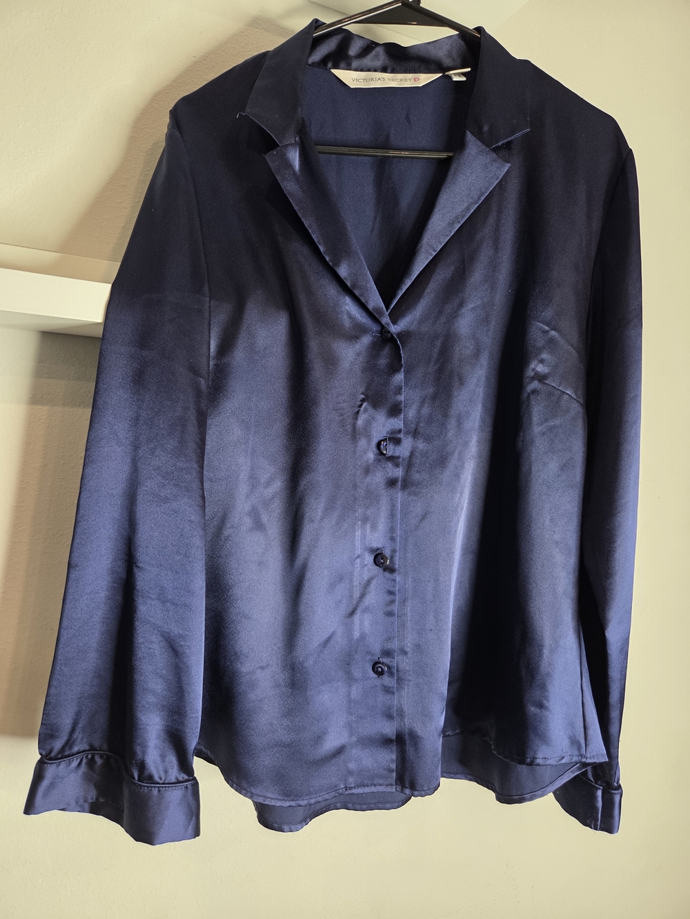 Victoria's Secret Navy Satin Sleepwear